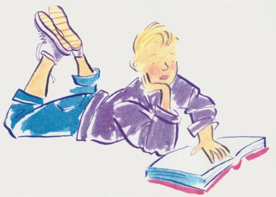 Boy Reading
